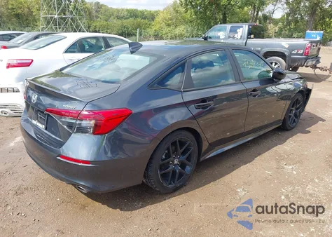 2024 Honda Civic Sport из США, поврежденный, VIN 2HGFE2F50RH538816